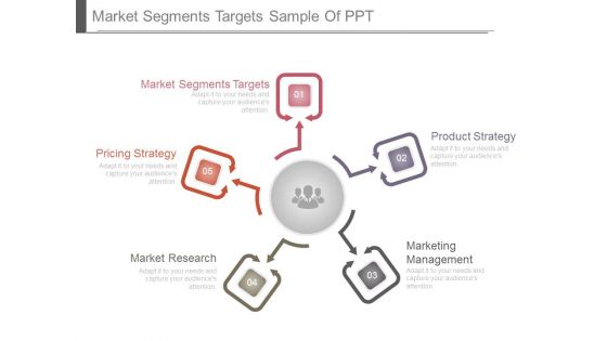 Market Segments Targets Sample Of Ppt
