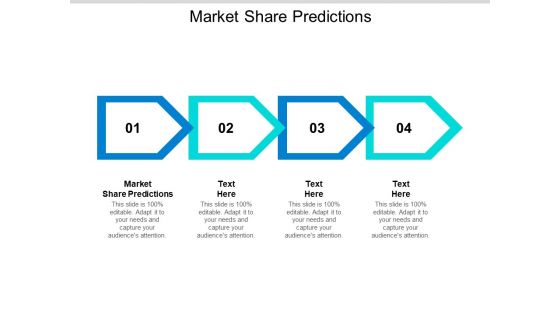 Market Share Predictions Ppt PowerPoint Presentation Styles Example Topics Cpb