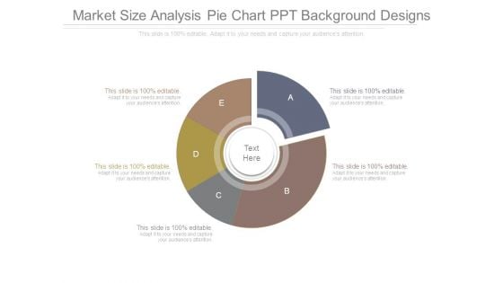 Market Size Analysis Pie Chart Ppt Background Designs Market Size Analysis Pie Chart Ppt Background Designs