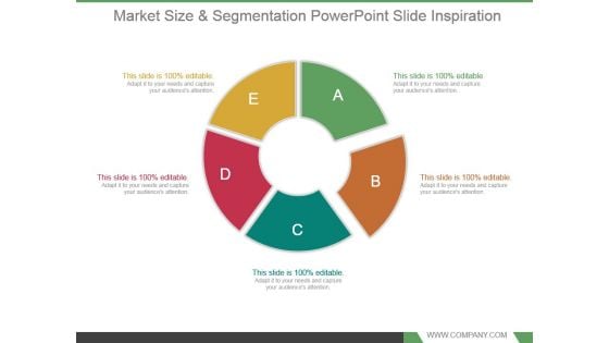 Market Size And Segmentation Powerpoint Slide Inspiration