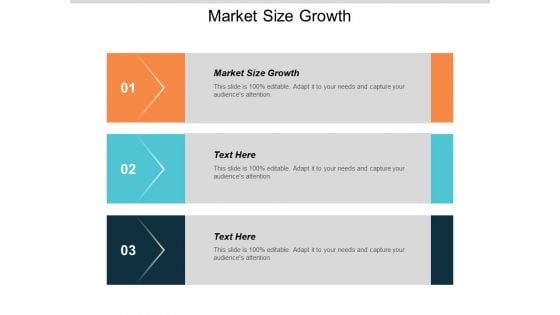 Market Size Growth Ppt PowerPoint Presentation Infographic Template Graphics Example Cpb