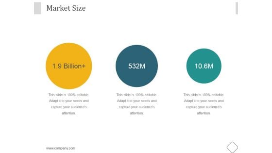 Market Size Ppt PowerPoint Presentation Visuals