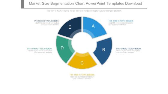 Market Size Segmentation Chart Powerpoint Templates Download