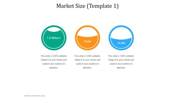 Market Size Template 1 Ppt PowerPoint Presentation Inspiration Designs Download