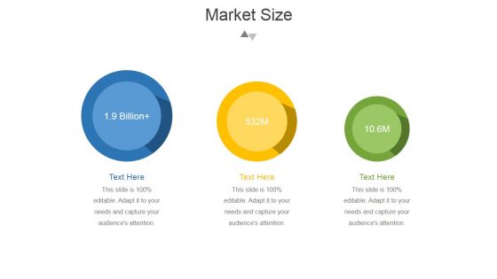 Market Size Template 1 Ppt PowerPoint Presentation Shapes