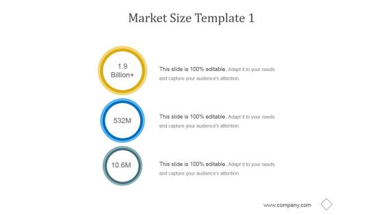 Market Size Template 1 Ppt PowerPoint Presentation Slides