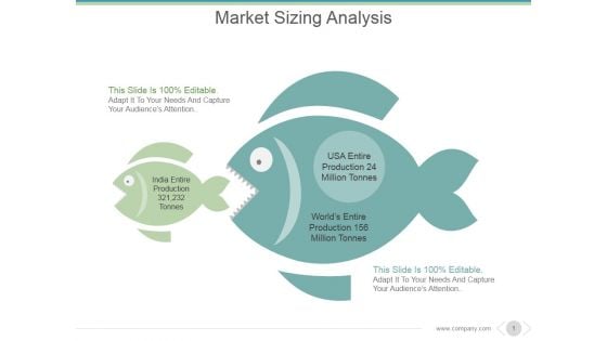 Market Sizing Analysis Ppt PowerPoint Presentation Themes