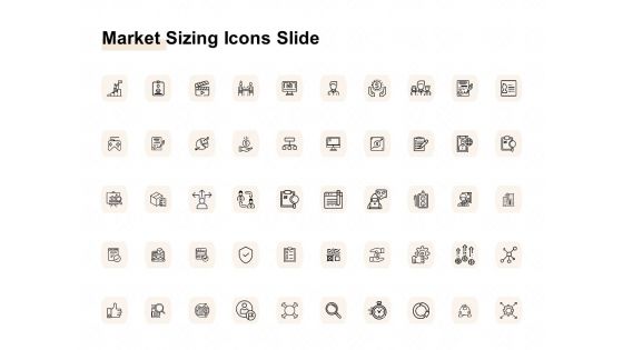 Market Sizing Icons Slide Ppt Icon Topics PDF