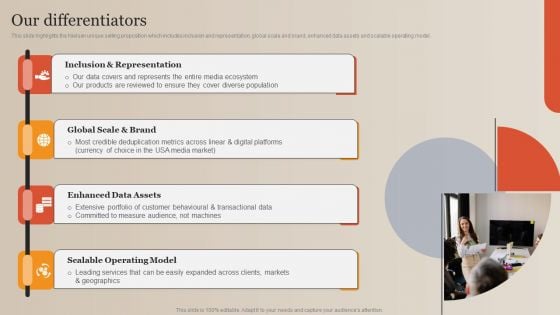 Market Study Company Outline Our Differentiators Formats PDF