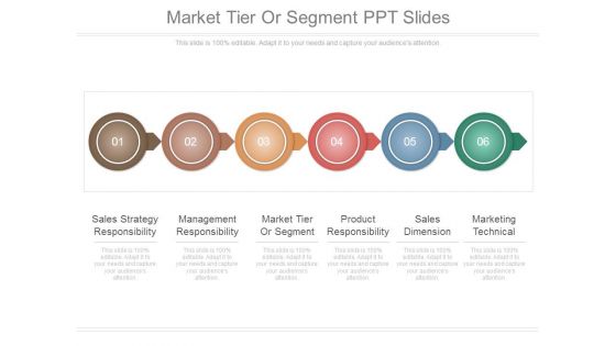 Market Tier Or Segment Ppt Slides