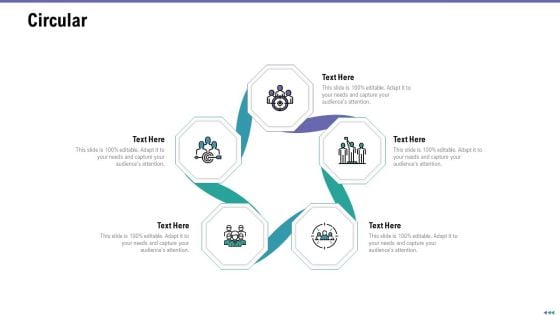 Market Viewpoint Application Programming Interface Governance Circular Mockup PDF