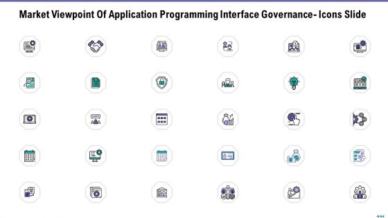 Market Viewpoint Application Programming Interface Governance Icons Slide Ideas PDF