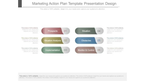 Marketing Action Plan Template Presentation Design