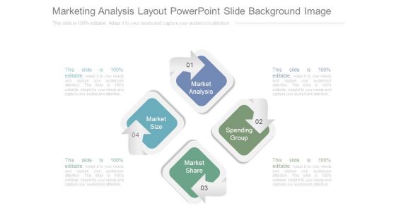 Marketing Analysis Layout Powerpoint Slide Background Image