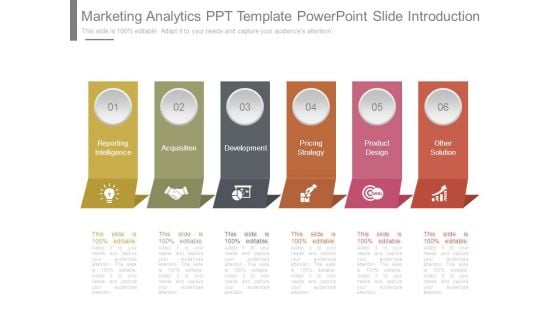 Marketing Analytics Ppt Template Powerpoint Slide Introduction