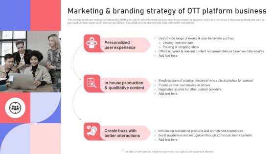 Marketing And Branding Strategy Of Ott Platform Business Ppt PowerPoint Presentation File Outline PDF