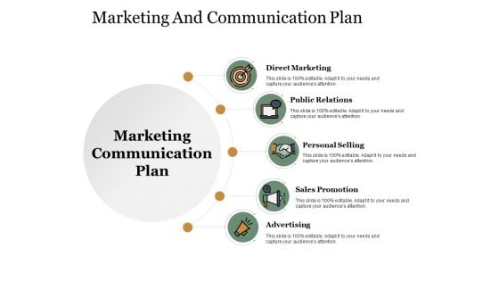 Marketing And Communication Plan Ppt PowerPoint Presentation Outline Slides