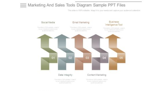 Marketing And Sales Tools Diagram Sample Ppt Files