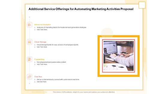 Marketing Automation Additional Service Offerings For Automating Marketing Activities Proposal Topics PDF