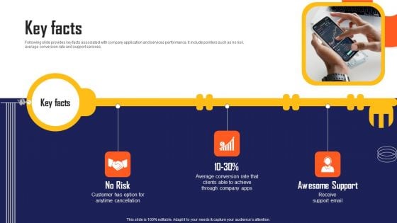 Marketing Automation App Fundraising Pitch Deck Key Facts Introduction PDF Marketing Automation App Fundraising Pitch Deck Key Facts Introduction PDF