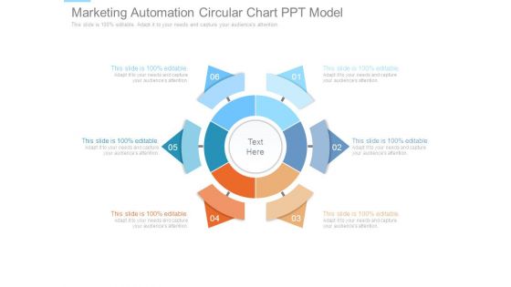 Marketing Automation Circular Chart Ppt Model