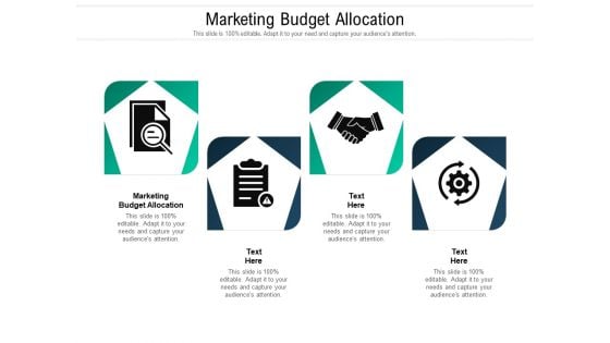 Marketing Budget Allocation Ppt PowerPoint Presentation Infographics Portrait Cpb Pdf