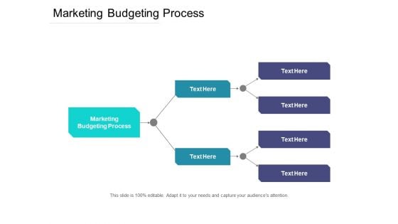 Marketing Budgeting Process Ppt PowerPoint Presentation Icon Clipart Images Cpb Pdf