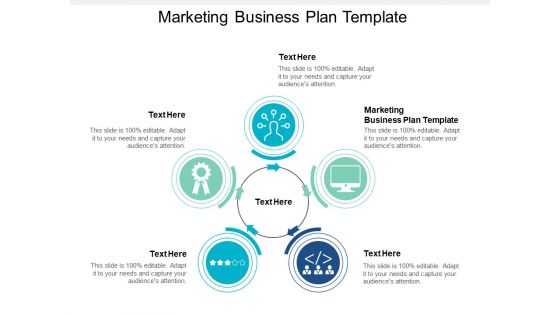 Marketing Business Plan Template Ppt PowerPoint Presentation Infographic Template Portrait Cpb