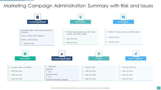 Marketing Campaign Administration Ppt PowerPoint Presentation Complete Deck With Slides