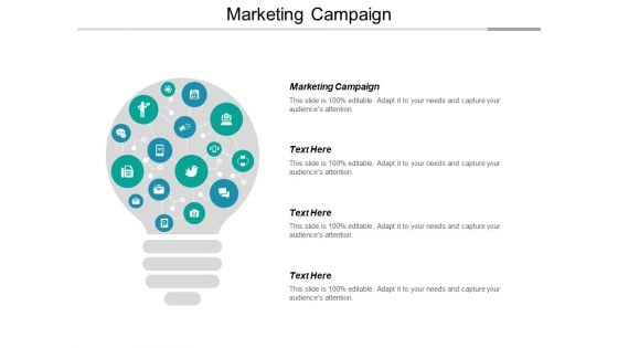 Marketing Campaign Ppt PowerPoint Presentation Summary Model Cpb