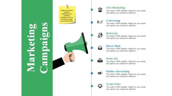 Marketing Campaigns Ppt PowerPoint Presentation Outline Infographic Template