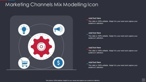 Marketing Channels Mix Modelling Icon Structure PDF