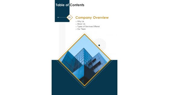 Marketing Collaboration Proposal Table Of Contents One Pager Sample Example Document Marketing Collaboration Proposal Table Of Contents One Pager Sample Example Document