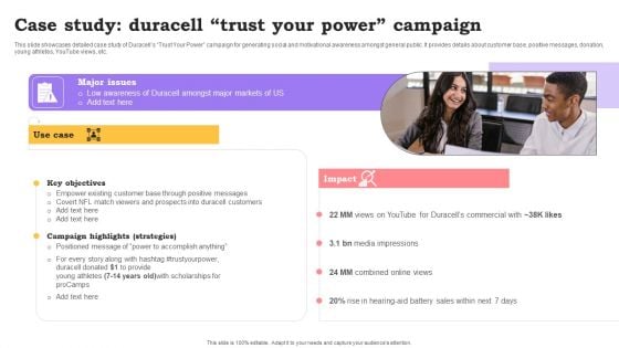 Marketing Commodities And Offerings Case Study Duracell Trust Your Power Campaign Structure PDF