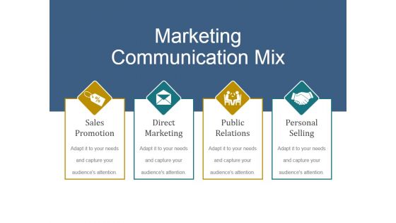 Marketing Communication Mix Ppt PowerPoint Presentation Pictures Picture