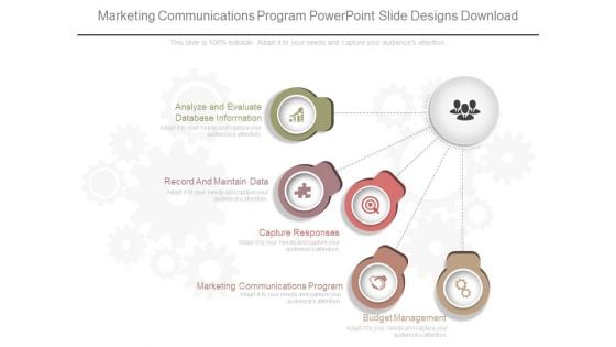 Marketing Communications Program Powerpoint Slide Designs Download