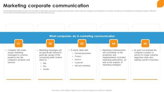 Marketing Corporate Communication Ppt Layouts Templates PDF Marketing Corporate Communication Ppt Layouts Templates PDF