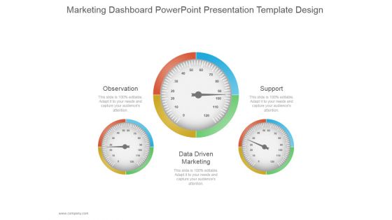 Marketing Dashboard Ppt PowerPoint Presentation Slides