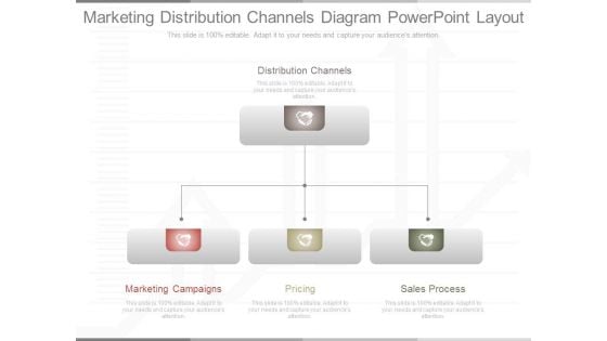 Marketing Distribution Channels Diagram Powerpoint Layout