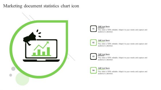 Marketing Document Statistics Chart Icon Themes PDF