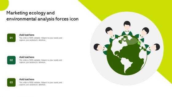 Marketing Ecology And Environmental Analysis Forces Icon Download PDF