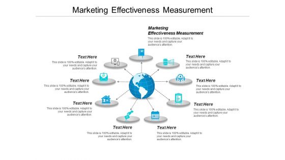 Marketing Effectiveness Measurement Ppt PowerPoint Presentation Infographic Template Rules Cpb