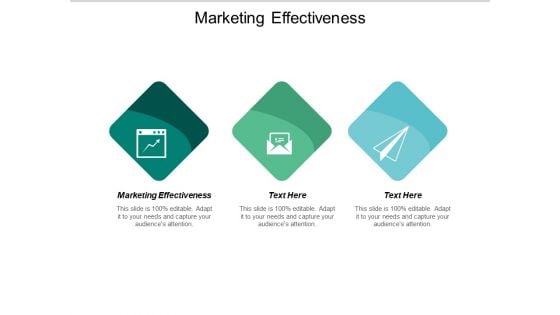 Marketing Effectiveness Ppt PowerPoint Presentation Infographic Template Samples Cpb