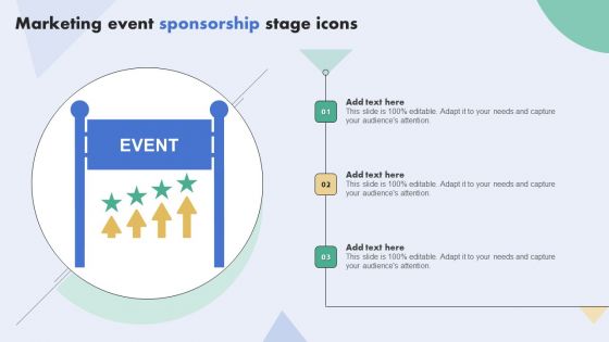 Marketing Event Sponsorship Stage Icons Guidelines PDF