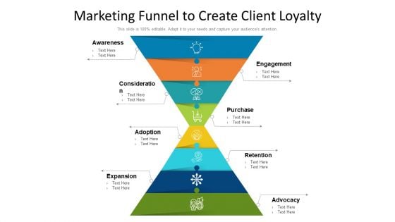 Marketing Funnel To Create Client Loyalty Ppt PowerPoint Presentation File Format Ideas PDF