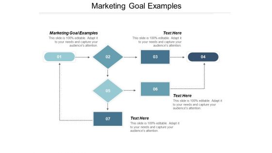 Marketing Goal Examples Ppt PowerPoint Presentation Show Professional