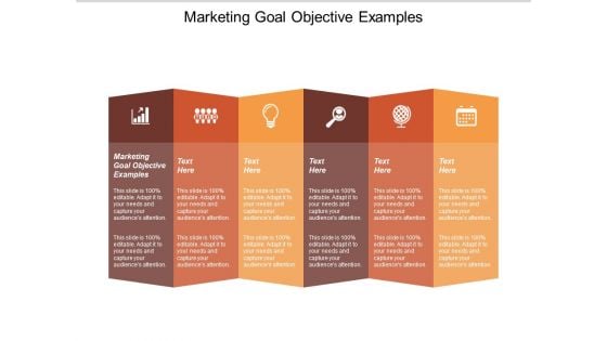 Marketing Goal Objective Examples Ppt PowerPoint Presentation Show Design Templates