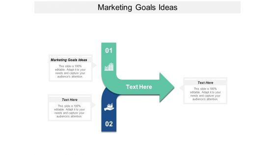 Marketing Goals Ideas Ppt PowerPoint Presentation Summary Visual Aids Cpb