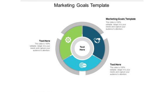 Marketing Goals Template Ppt PowerPoint Presentation Show Cpb