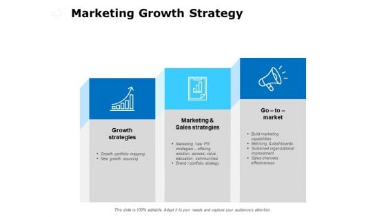 Marketing Growth Strategy Ppt PowerPoint Presentation Show Deck